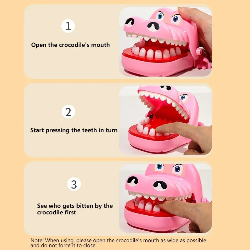 Crocodile Teeth Toys For Kids Alligator Biting Finger Dentist Games Funny For Party additional angle