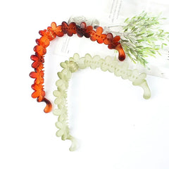 Flower Banana Hairpins Elegant Hair Clips Banana Clips Women Hairgrips Ponytail Barrettes Hair Pins  styling Accessories Jewelry