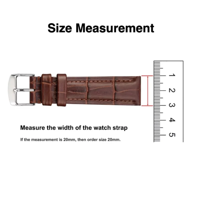 Cowhide Leather Watch Keeper Rings 5 Pcs additional angle