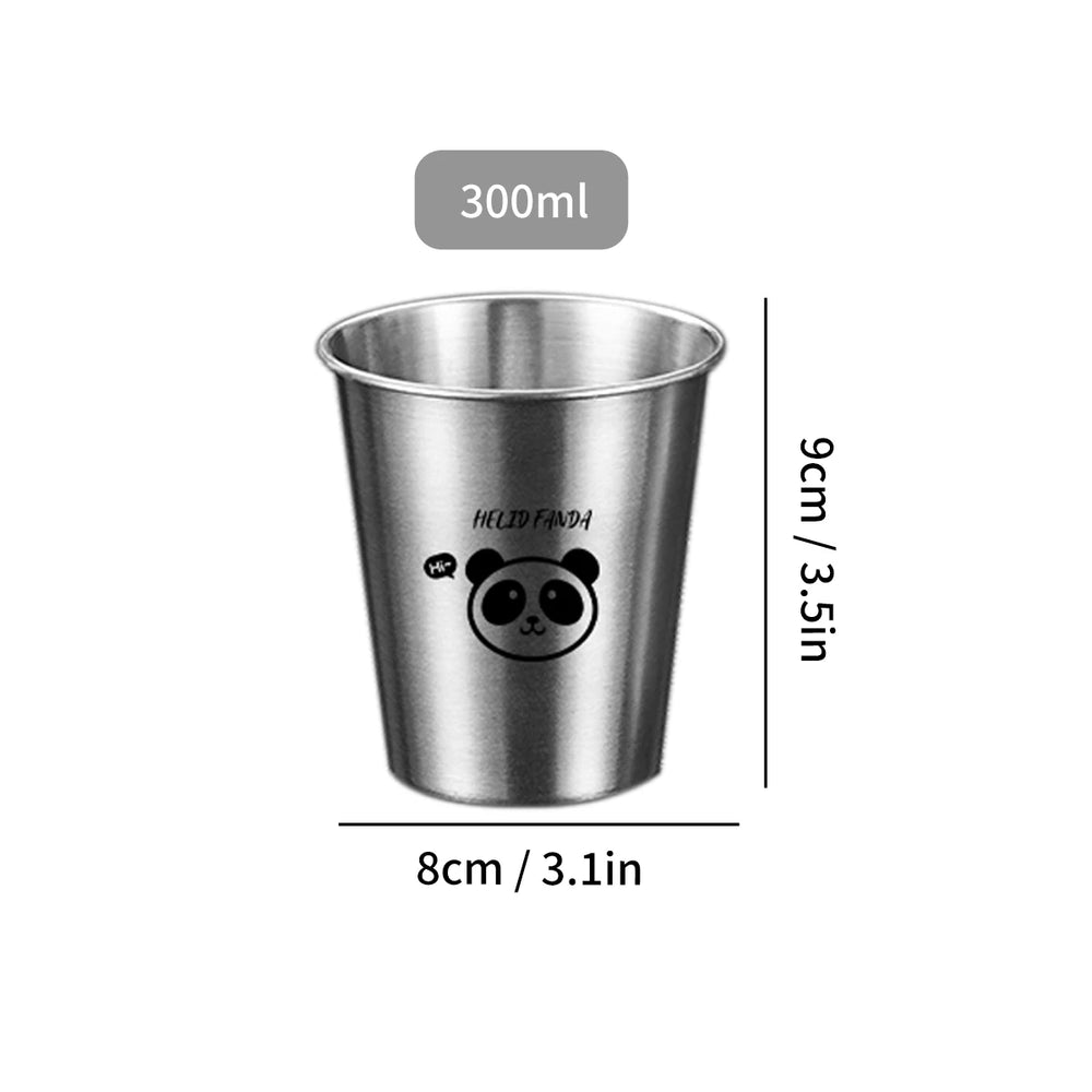 WORTHBUY 304 Stainless Steel Cup Stackable Metal Tumbler Cups Portable Durable Drinki lifestyle view