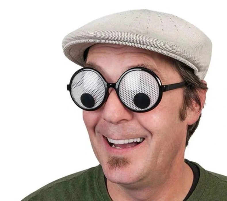 Funny Googly Eyes Goggles Shaking Eyes Party Glasses Toys for Party Cosplay Costume P alternate view