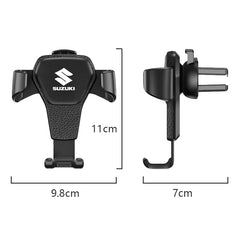 Car Phone Holder for Suzuki Swift Jimny Alto SX4 | Gravity Auto Clamp Bracket close-up view