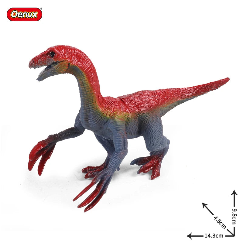 Oenux Jurassic Dinosaurs Action Figures Set | 5 Realistic PVC Models Collection Toy detail view