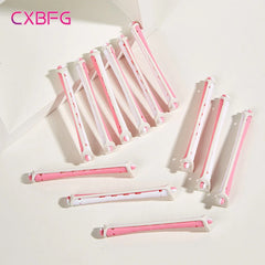 12pcs Heatless Hair Curler Set | No Heat Soft Flexi Rods for Natural Curls close-up view