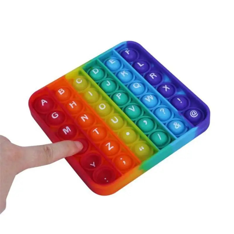 Hot Push Bubble Fidget Toys Sensory Autism Special Needs Stress Reliever Squeeze Deco lifestyle view