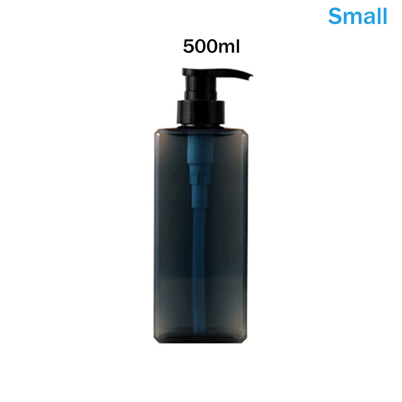 Square Soap Dispenser | Refillable 400/500ml Bathroom Pump Bottle close-up view