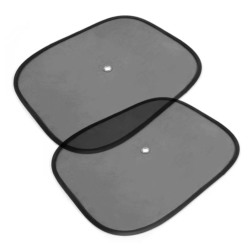 1Pair Car Window Sunshade Cover Sun UV Protection Auto Front Rear Black Window Curtai alternate view