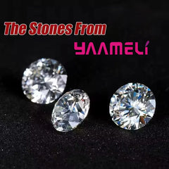 Engagement Necklace Earrings Jewelry Sets 925 Sterling Silver Color Cubic Zirconia Cryst detail view