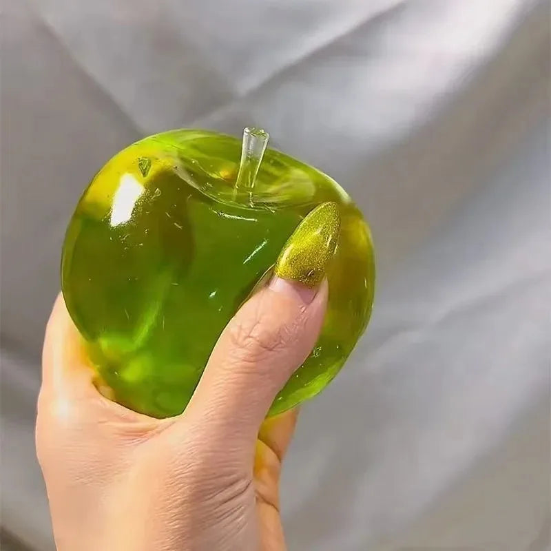 Green Apple Honey Cheese Square Squishy | Slow Rebound Decompression Toy for Adults alternate view