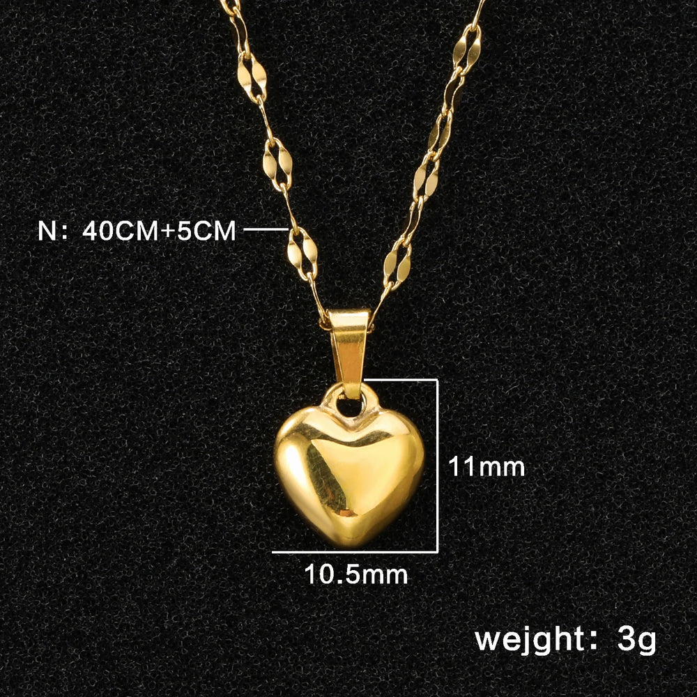 Waterdrop Pendant Necklace | Minimalist Stainless Steel Teardrop Jewelry for Women additional angle