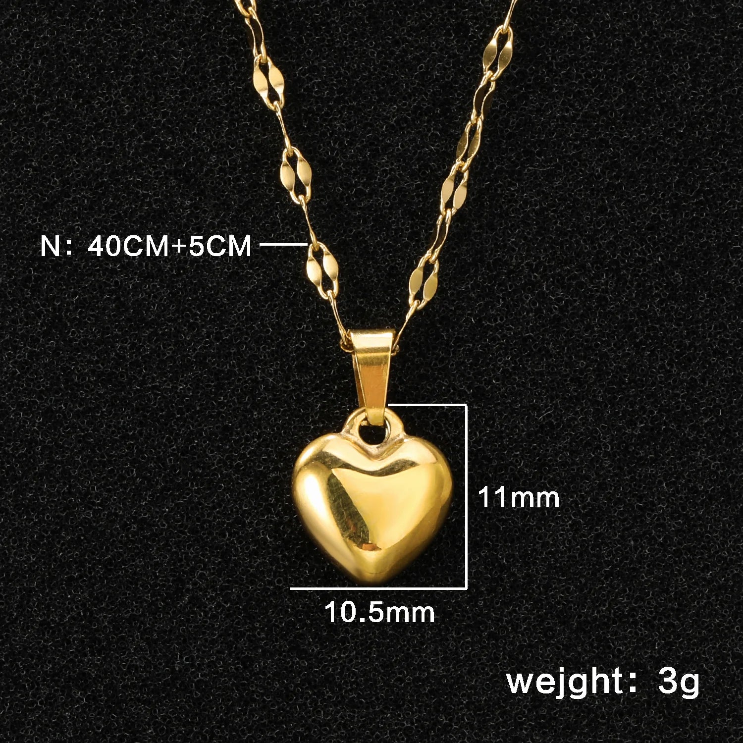 Teardrop Necklace Waterdrop Pendant | Minimalist Stainless Steel Jewelry for Women