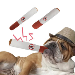 Interactive Dog Joint Sound Puppy Toys Cigar For Small Resistant Squeak Dogs Indestruc close-up view