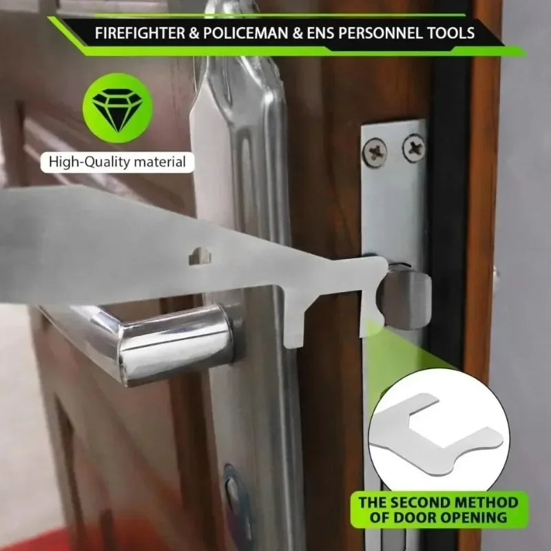 Firefighter Multitool Pry Bar | Spring Steel Leverage Tool for First Responders detail view