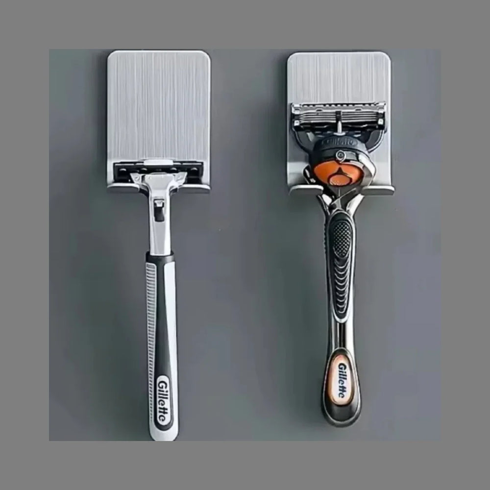 2-Piece Shaver Holder, Men's Shaver Holder, Shaver Holder, Shaver Storage Rack, Bathro close-up view