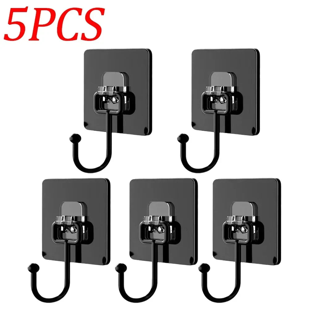 5/10PCS Hook Strong Load-bearing Seamless Wall Mounted Suction Cup Hook No Punching additional angle
