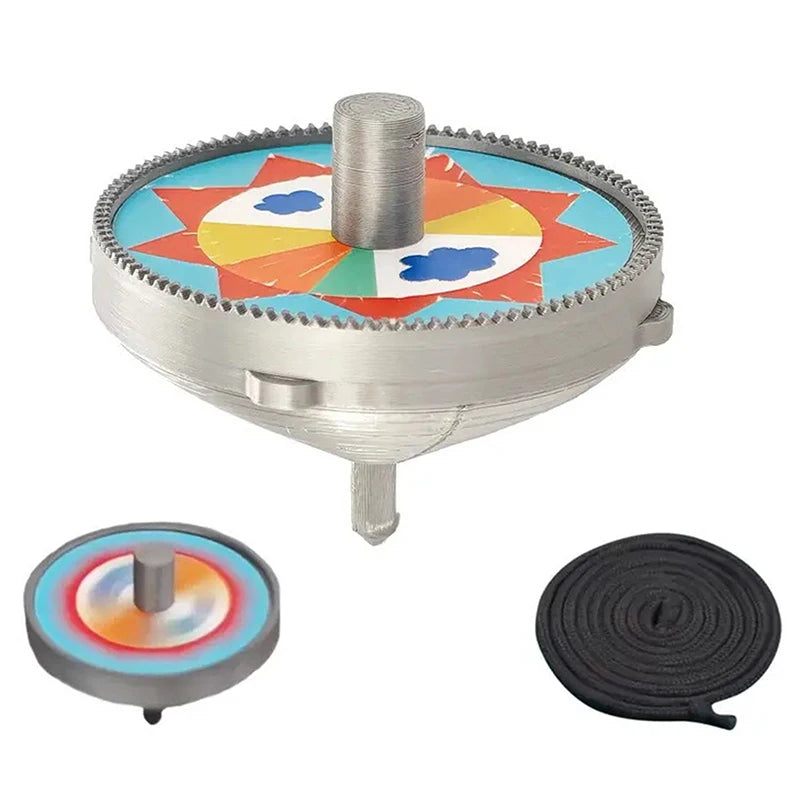 Korean Rotating Top Toy 3D Print Gyro Toys Interaction Game Gyroscope Relief Stress Rotating Spinnin