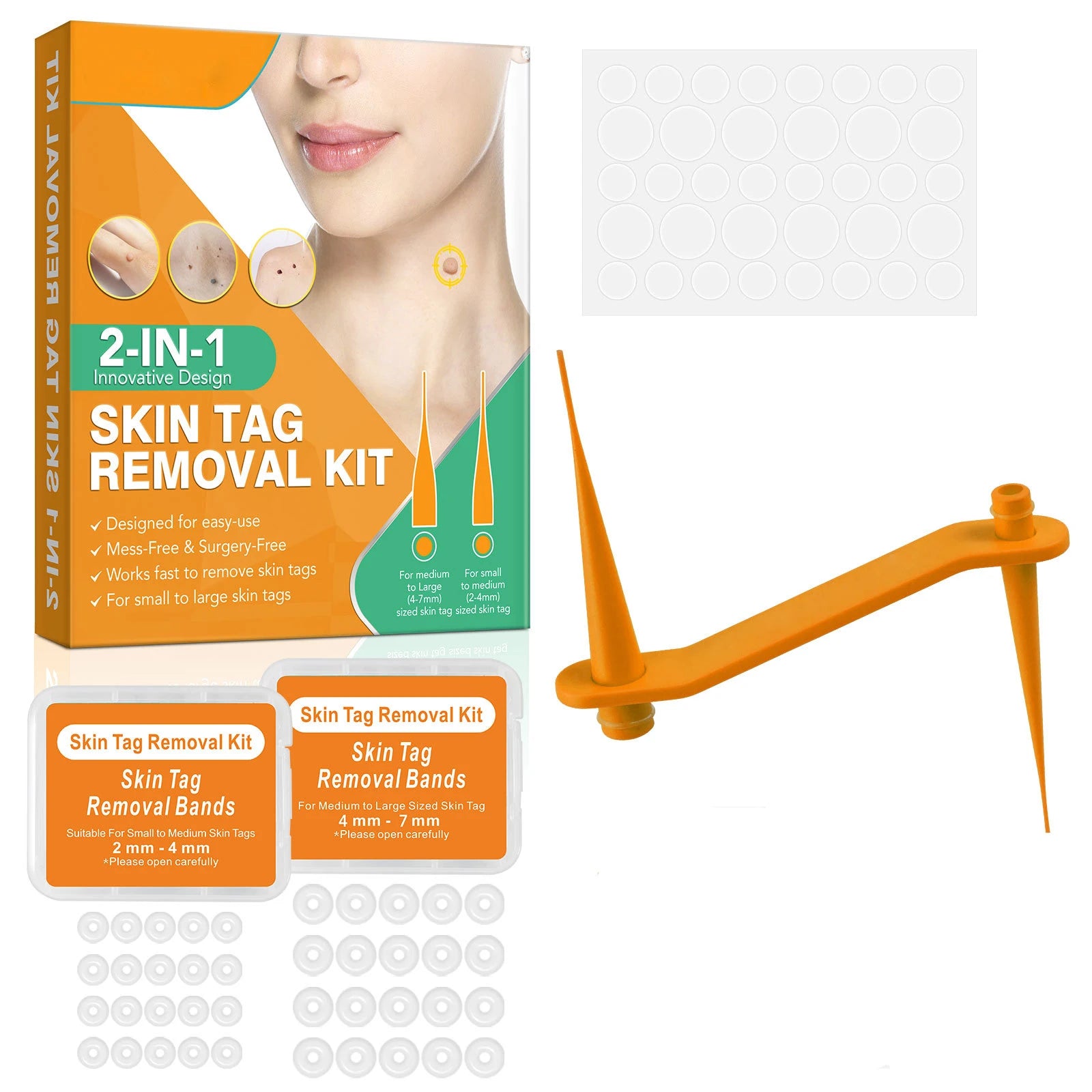 3-IN-1 Painless Skin Tag Removal Kit | Skin Label, Mole, Acne & Wart Removal Pen Set alternate view