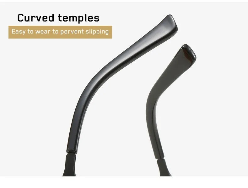 2025 Polarized Sunglasses | Men’s High-End Alloy Frame Fashion Eyewear with UV Protec alternate view