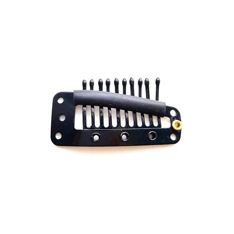 1/5 Pcs With Safety Pin 10-Teeth Strong Chunni Grip Hair Clip Comb Setting Grip Clips lifestyle view