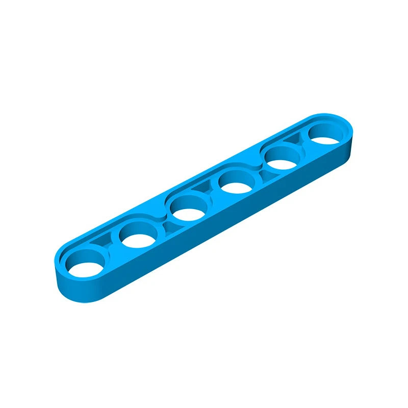 Gobricks GDS-694 Technical Liftarm Thin 1 x 6 | Compatible Building Block Piece detail view