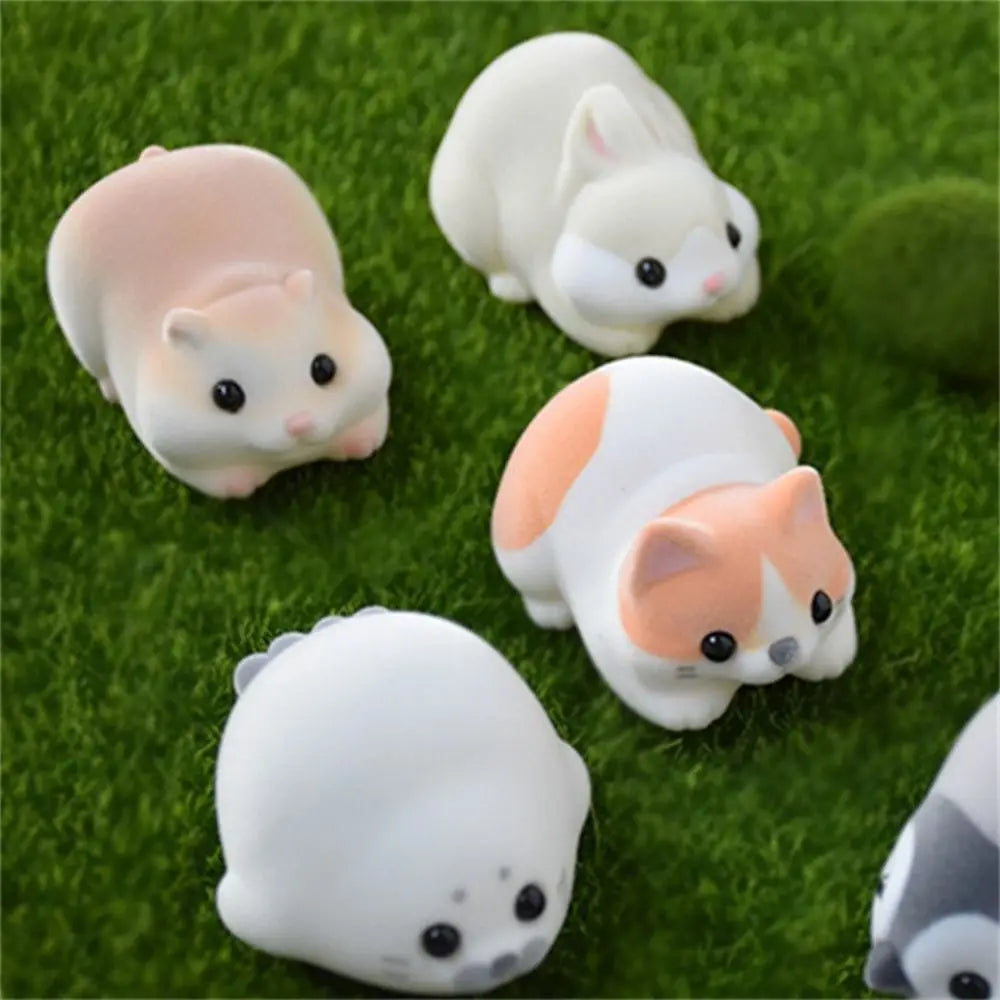 Chubby Hamster Penguin Squeeze Toy Flocked Seal Bunny Animal Figure Stress Relief Toy alternate view