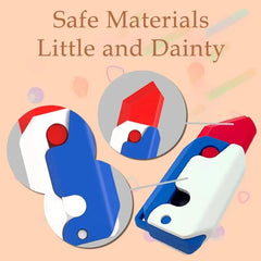 Gravity 3D Printing Decompression Toy | Carrot Knife Stress Relief for Kids and Adults close-up view