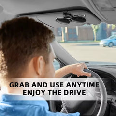 Car Visor Sunglasses Holder Clip Eyeglass Stand Card Ticket Manager Interior Storage Org detail view