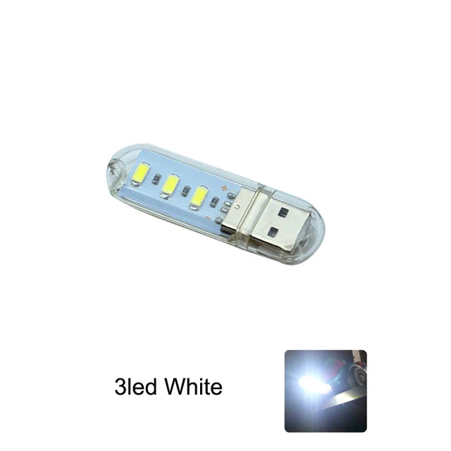 Mini USB LED Book Light | Ultra Bright Reading Lamp for Power Bank, PC, Laptop, Noteb alternate view