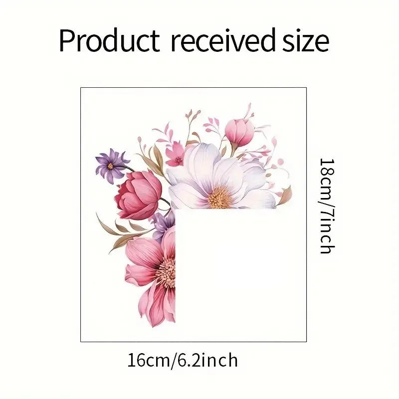 Flower Switch Sticker Decorative Wall Stickers | Waterproof Vinyl Wall Decor close-up view