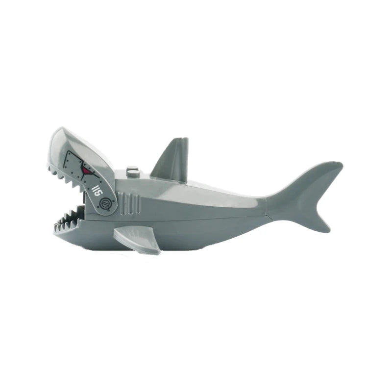 Marine Animal Building Blocks Set | Crocodile Whale Shark Octopus Snake Dinosaur Toys lifestyle view