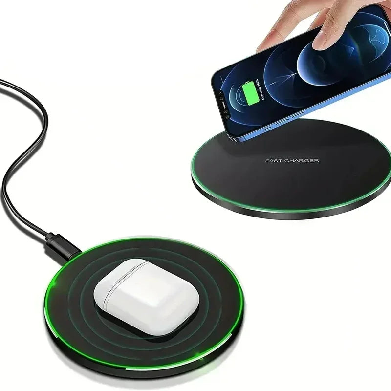 Wireless Charger Mobile Phone Chargers Pad Stand For iPhone 16 15 14 13 12 11 Pro Max alternate view