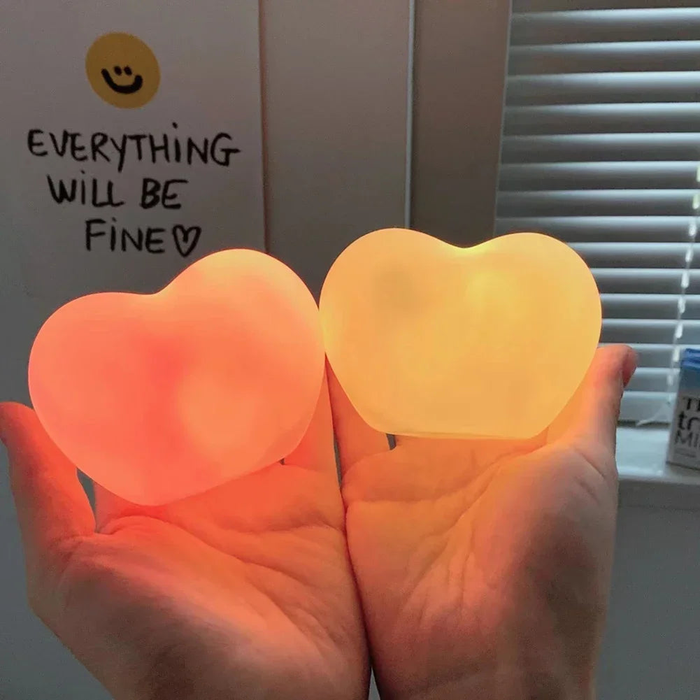 Creative Heart LED 3D Night Light | Romantic Wedding Anniversary Gift additional angle