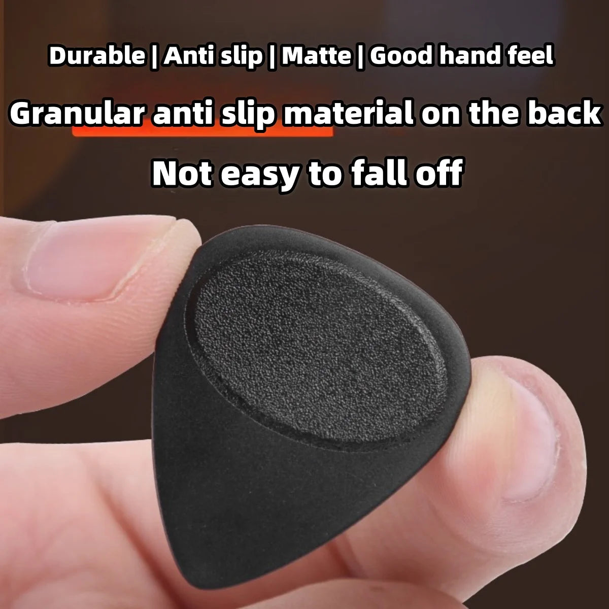 Meideal Guitar Pick Anti-slip Matte - Durable ABS Plectrum 0.46 to 1.5mm Thickness / for detail view