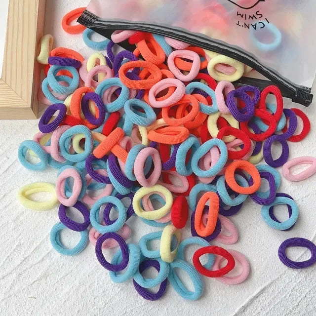 Scrunchie Rubber Band Kid Hair for Girls Ponytail Hold alternate view