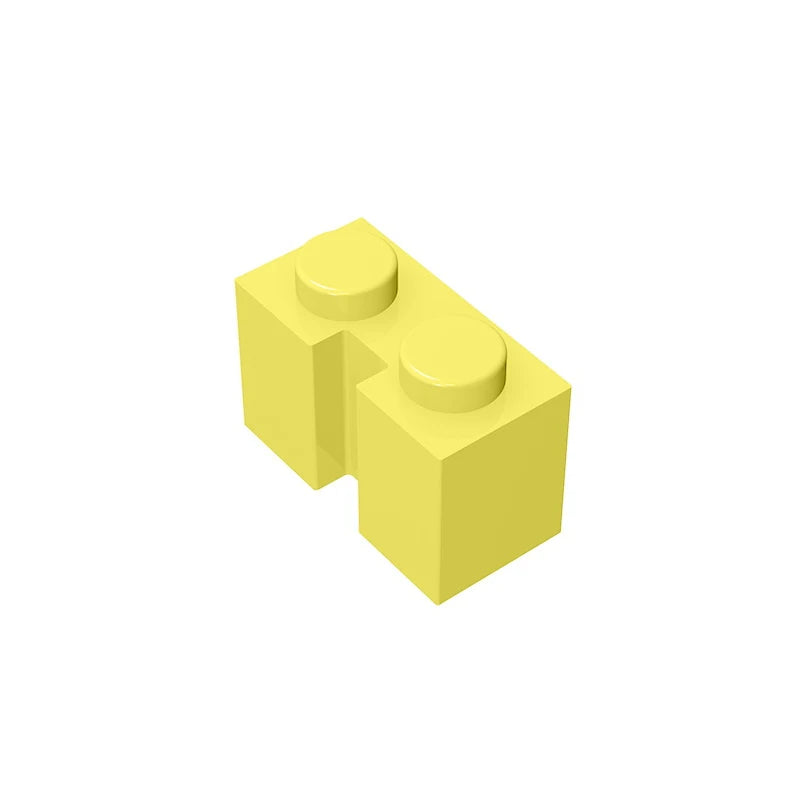 Gobricks GDS-798 Brick 1x2 with Groove | Compatible Building Block for DIY Sets additional angle