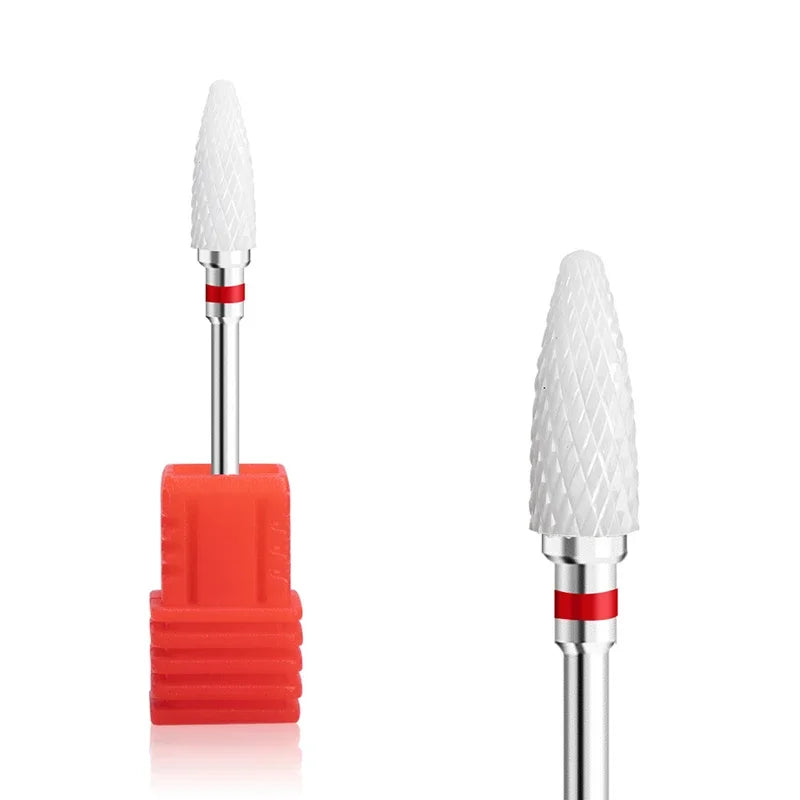 1pcs Ceramic Milling Cutter Nail Drill Bits Electric Manicure Drills Pedicure Mill Bi alternate view