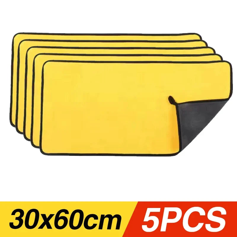 1/3/5/10PCS Car Wash Towels Cleaning Cloth Absorbent Dry Cloth General Purpose Micr additional angle