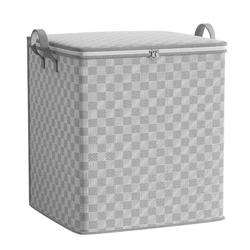 Bag Non-Woven Fabric Home Storage Organizer Dust-Proof Moving Storage Quilt Bag close-up view
