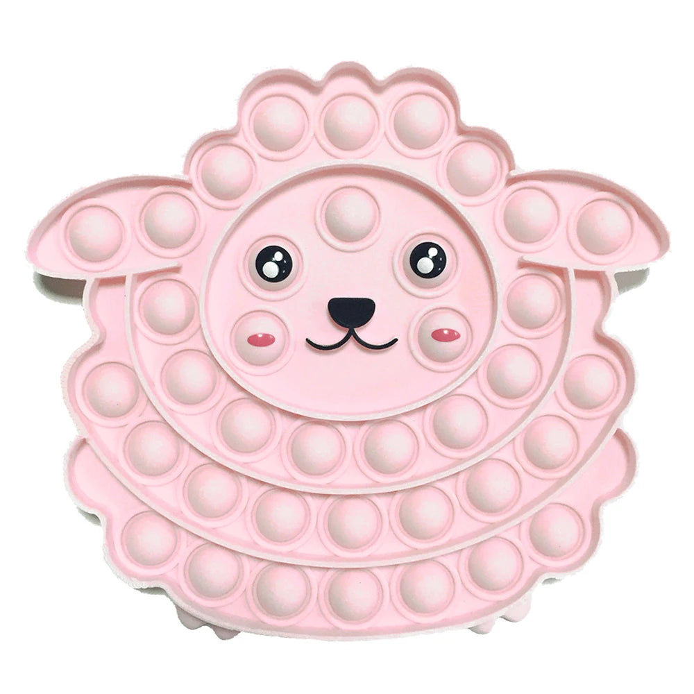 Animal Pop Bubble Fidget Toy | Push Sensory Stress Relief Game close-up view
