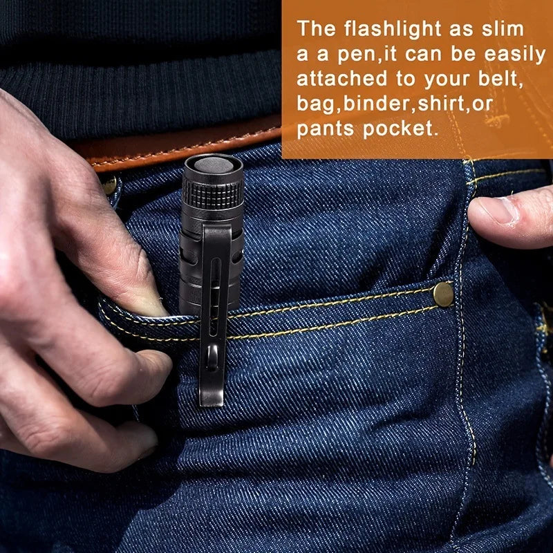ESMARTER Mini Pen Flashlight | Compact LED Torch for Work and Outdoor Use lifestyle view
