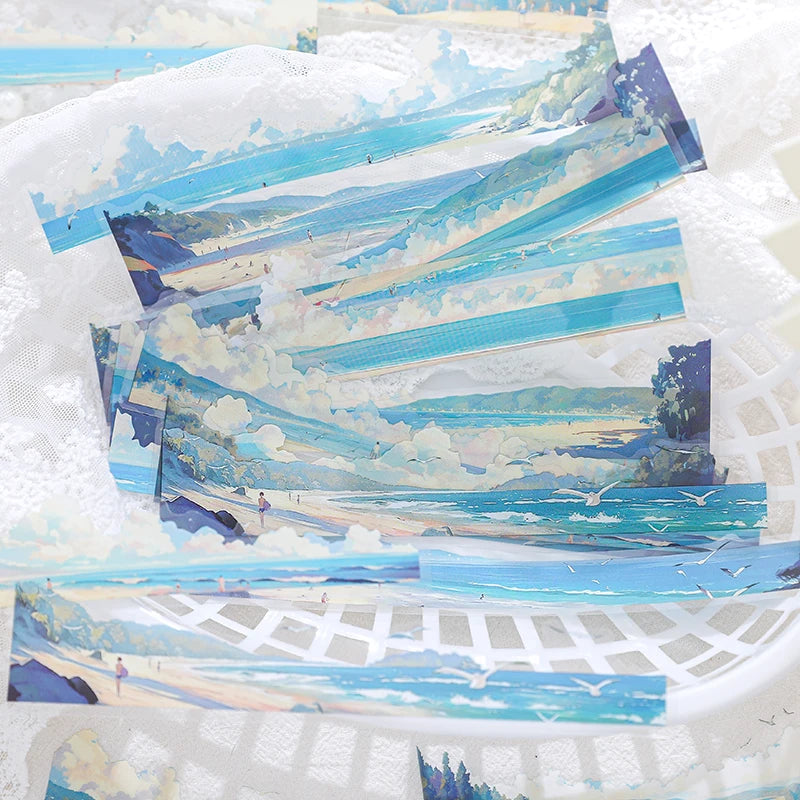 Natural Scenery Sticker Pack | 20 Landscape Stickers for Junk Journal and Scrapbookin alternate view