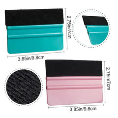 Felt Edge Squeegee Window Tinting Tool Car Vinyl Wrap Scraper Plastic Spatula Scratch Free Film DIY Squeegee Wallpaper Smoothing