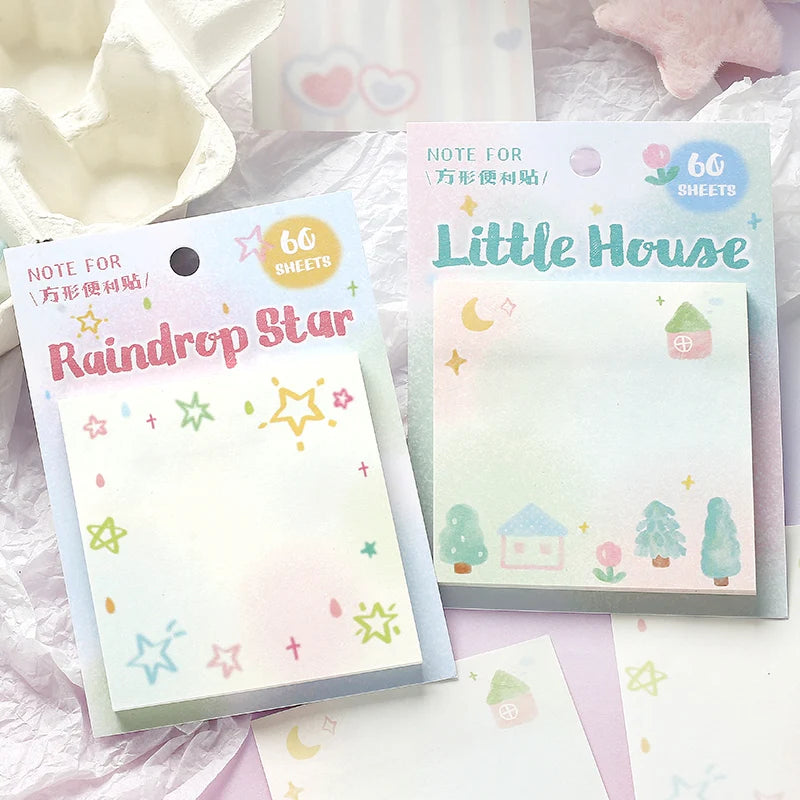 60pcs/lot Kawaii Ins Message Memo DIY Handmade detail view