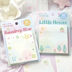 60pcs/lot Kawaii Ins Message Memo DIY Handmade detail view