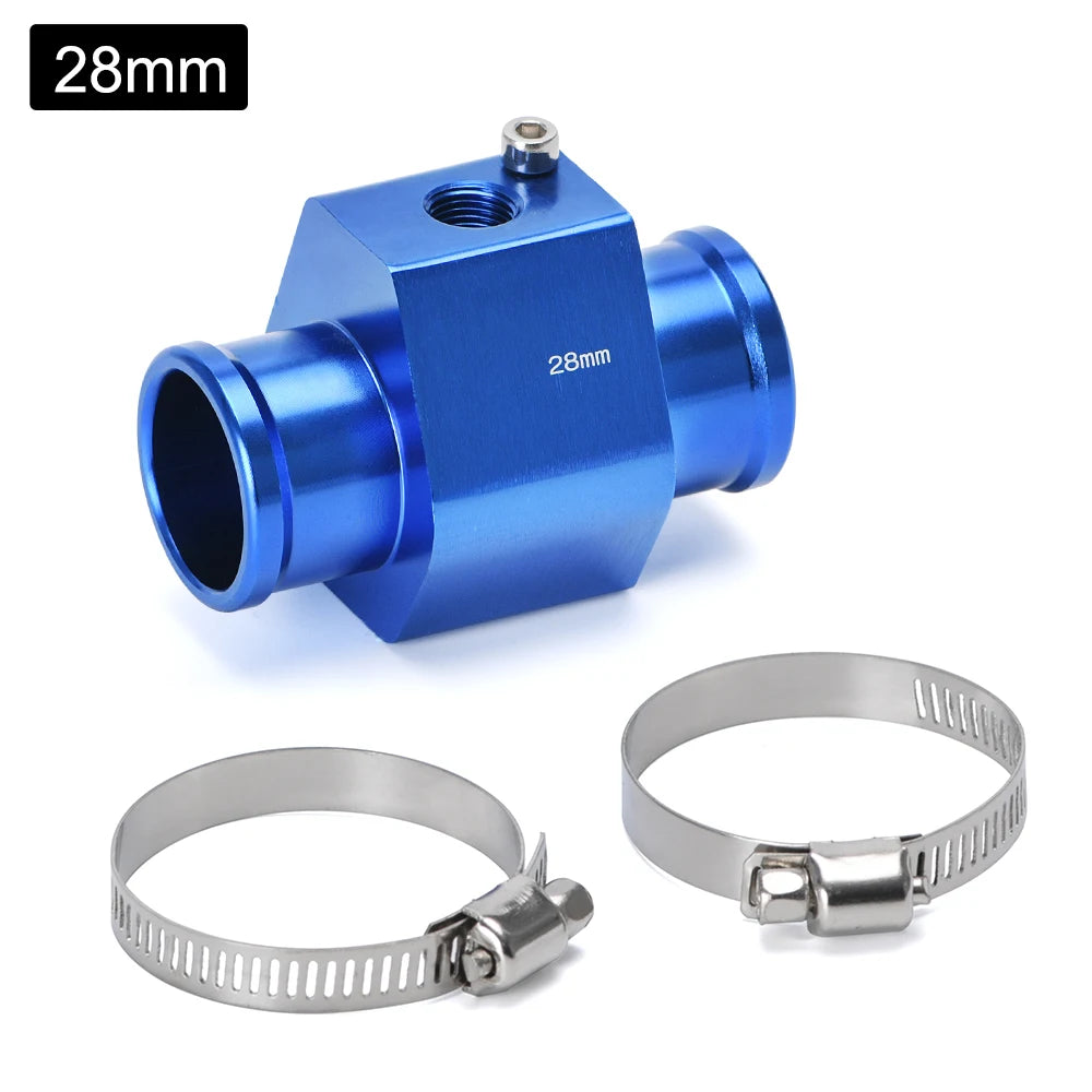 Aluminum Water Temperature Sensor Adapter 28-40mm Hose