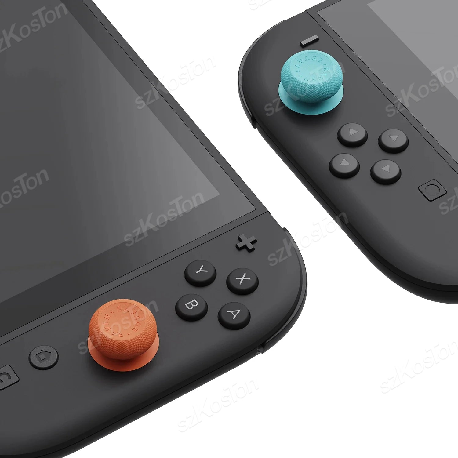 Thumb Grips Caps Set for Switch 2 Handle Joystick Cap Cover Three Model Designs for additional angle