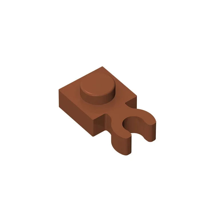 Gobrick GDS-814 PLATE 1X1 W. HOLDER | Building Block for DIY Creations lifestyle view