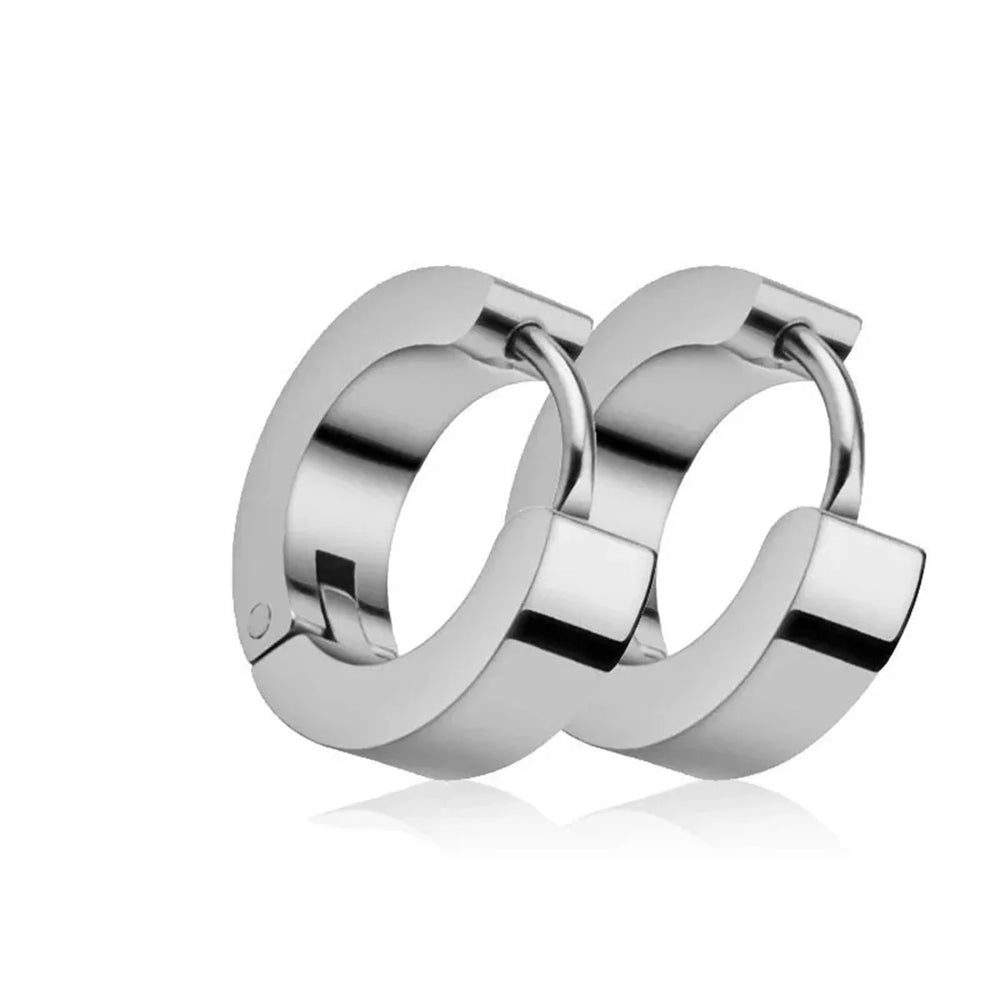 1/15Pairs Punk Cool Gothic Stainless Steel Stud Earrings Set for Men Women,Fashion additional angle