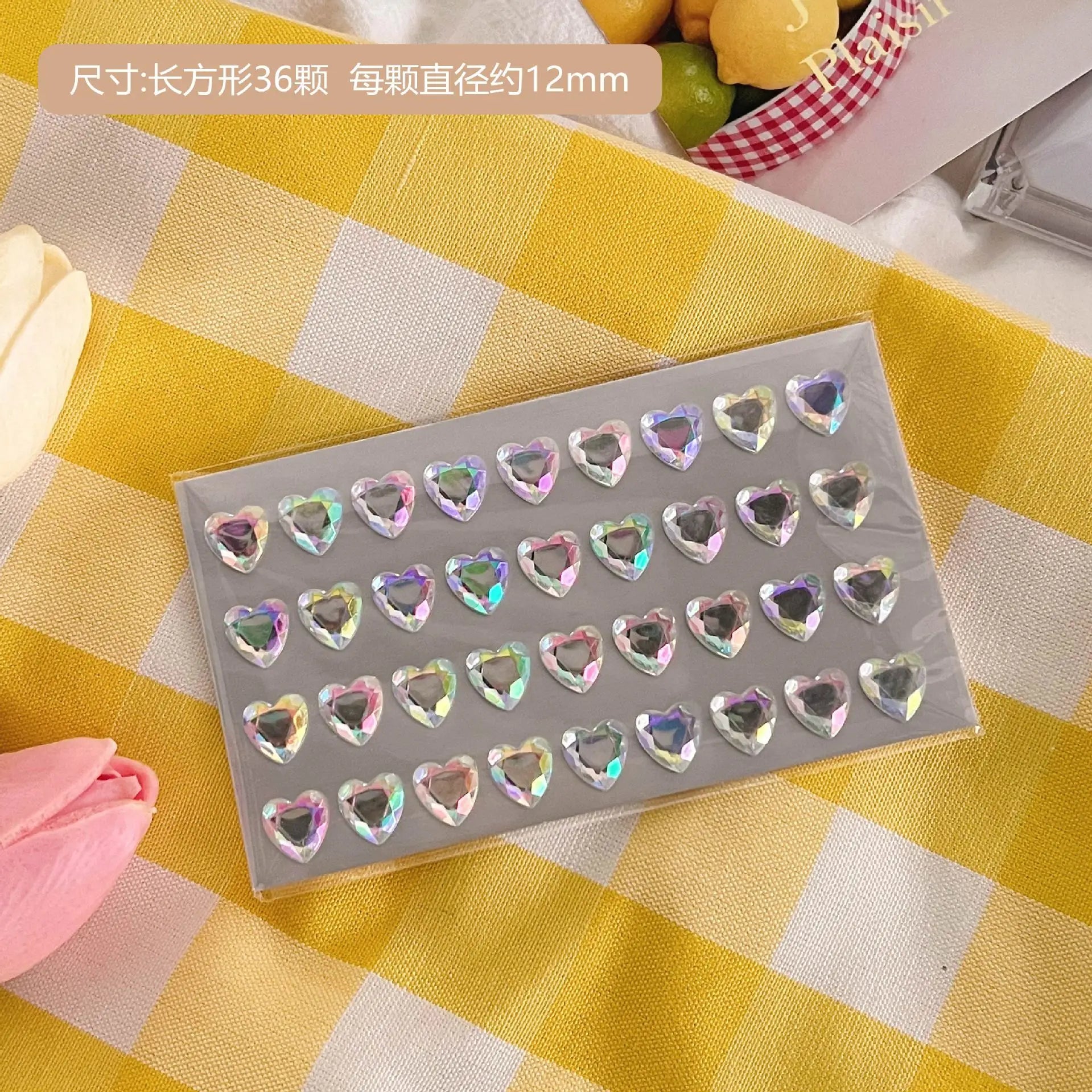 Heart Stickers 3D Stereoscopic Crystal Heart Shining Sticker for DIY Scrapbook Journal Kids Stationery Reward Supplies Stickers