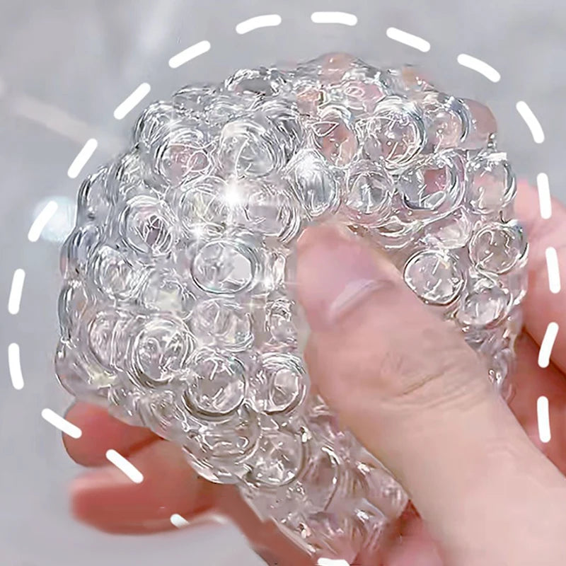 Squishy Bead Decompression Ball | Slow Rebound Stress Reliever Toy for Kids additional angle